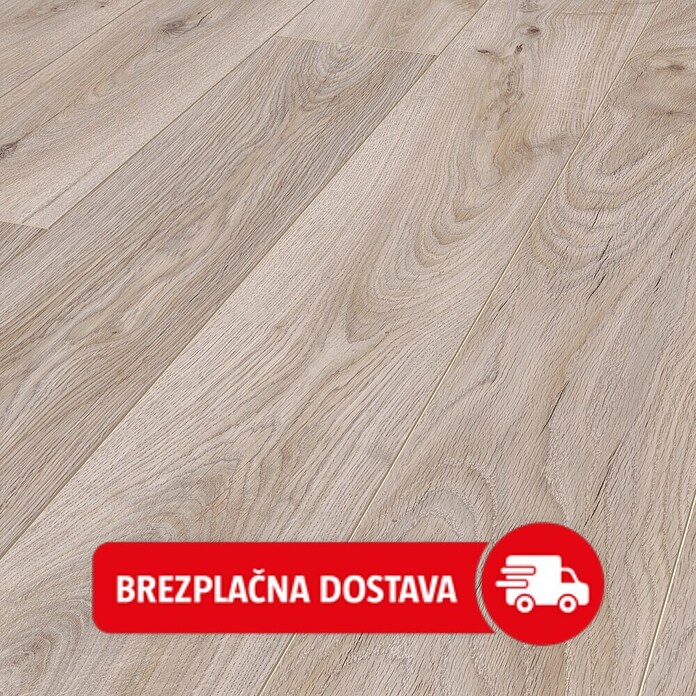LOGOCLIC Aquaprotect Smart Laminat  (Hrast Skyscraper, Rustikalen videz, 1.288 x 195 x 6 mm) | Laminat | Talne obloge | Izdelki | BAUHAUS