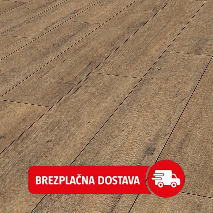 LOGOCLIC Ambienta Laminat  (Hrast Apolo, Rustikalen videz, 1.288 x 195 x 10 mm) | 5143 - Logoclic Ambienta | GCDA - Laminatboden | GCD - Wand Boden Decke Leisten | GC - Wand Boden Decke Leisten | G - Holz/Bauelem | BAUHAUS