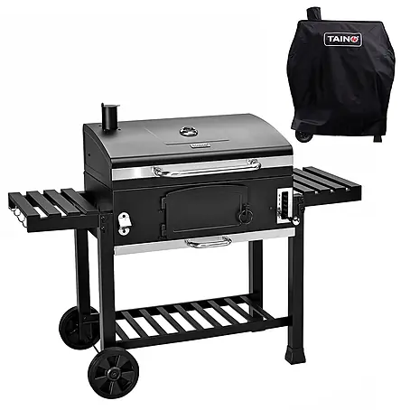 HOLZKOHLEGRILL HERO XXL Set Abdeckhaube