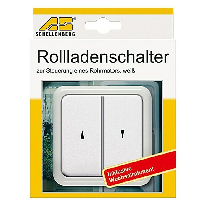 Schellenberg Interruptor para persianas (Interruptor basculante doble)
