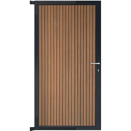 GartenLand  Zauntor WPC Zaun Tor Shadowline Vertikal