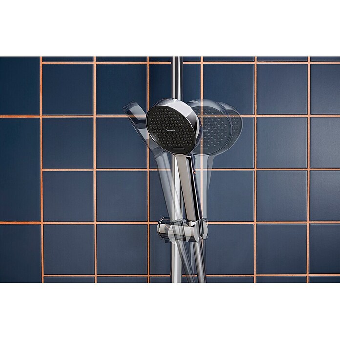 Hansgrohe Pršni drog z ročno prho Activera Eco  (Krom/temno siva, Višina: 67 cm) | 3726 - Brausegarnituren Marke | DAFD - Brausen und Zubehör Marke | DAF - Armaturen Brausen | DA - Badausstattung/Bäderwelt | D - Sanitär | BAUHAUS