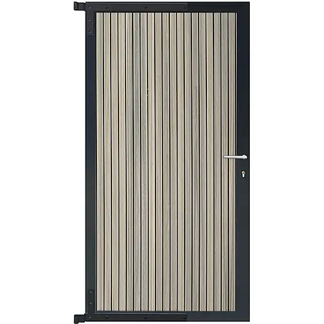 GartenLand  Zauntor WPC Zaun Tor Shadowline Vertikal