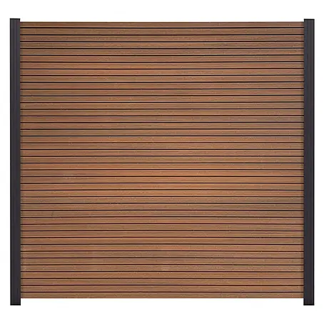 GartenLand  Steckzaun-Element WPC Zaun Shadowline Ohne Pfosten