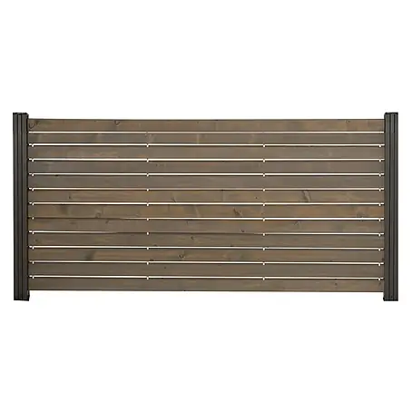 GartenLand  Steckzaun-Element Holz Zaun Craftwood Ohne Pfosten Ohne Abschlussleiste