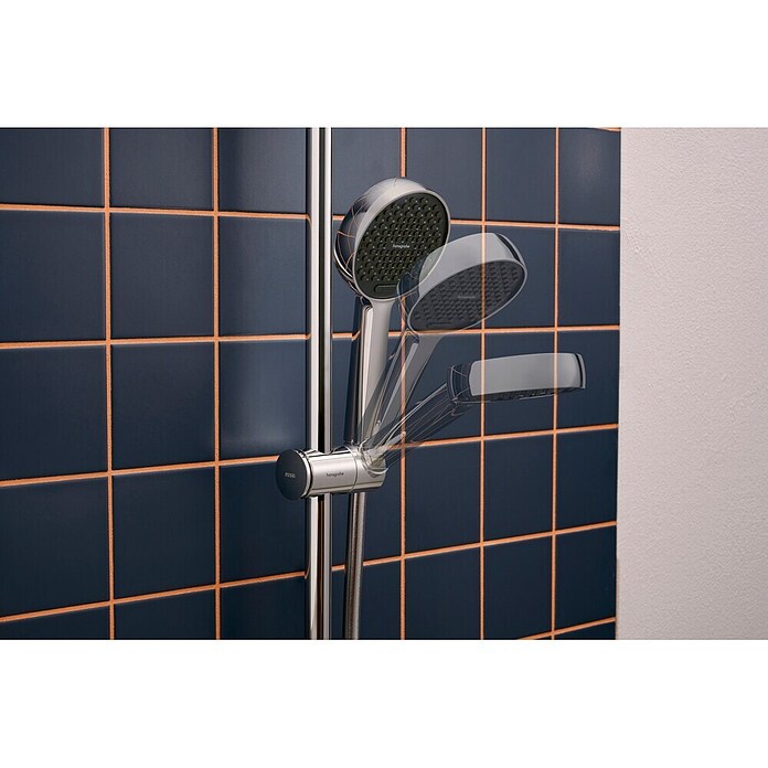 Hansgrohe Pršni drog z ročno prho Activera Eco  (Krom/temno siva, Višina: 67 cm) | 3726 - Brausegarnituren Marke | DAFD - Brausen und Zubehör Marke | DAF - Armaturen Brausen | DA - Badausstattung/Bäderwelt | D - Sanitär | BAUHAUS