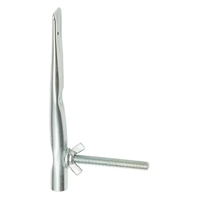 Stabilit Felgenhalter - Belastbarkeit: 30 kg - Metallwerkzeug mit Flügelmutter und Schraube, ideal für Befestigungen. Vielseitig einsetzbar und robust für verschiedene Projekte.