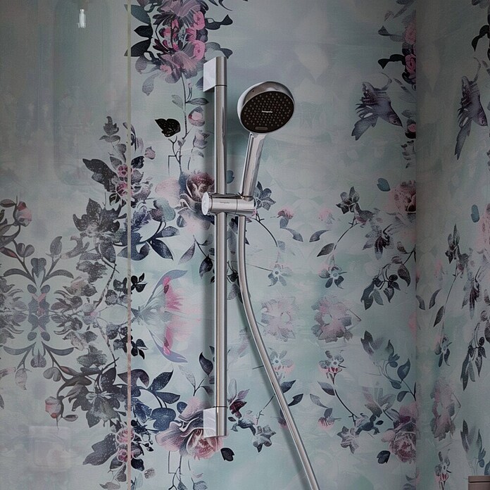 Hansgrohe Pršni drog z ročno prho Activera Eco  (Krom/temno siva, Višina: 67 cm) | 3726 - Brausegarnituren Marke | DAFD - Brausen und Zubehör Marke | DAF - Armaturen Brausen | DA - Badausstattung/Bäderwelt | D - Sanitär | BAUHAUS