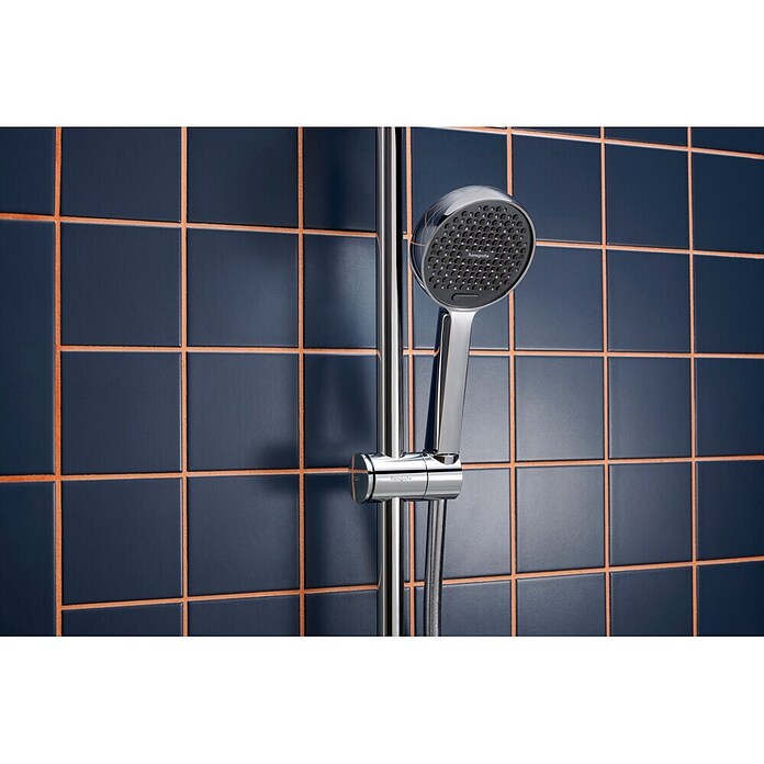 Hansgrohe Pršni drog z ročno prho Activera Eco  (Krom/temno siva, Višina: 67 cm) | 3726 - Brausegarnituren Marke | DAFD - Brausen und Zubehör Marke | DAF - Armaturen Brausen | DA - Badausstattung/Bäderwelt | D - Sanitär | BAUHAUS