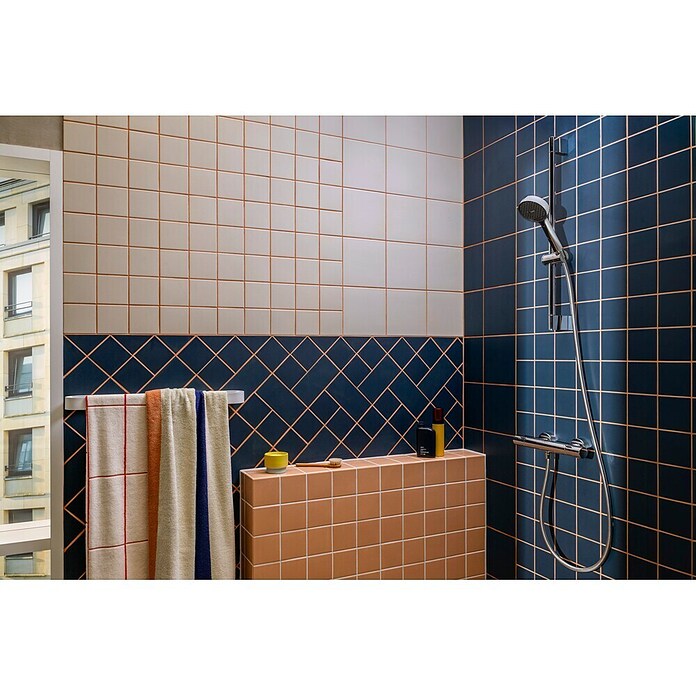 Hansgrohe Pršni drog z ročno prho Activera Eco  (Krom/temno siva, Višina: 67 cm) | 3726 - Brausegarnituren Marke | DAFD - Brausen und Zubehör Marke | DAF - Armaturen Brausen | DA - Badausstattung/Bäderwelt | D - Sanitär | BAUHAUS