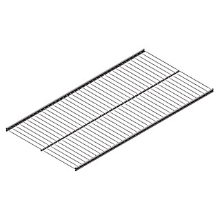 Element System Twin Balda de alambre Vario (L x An: 1.800 x 300 mm, Blanco)
