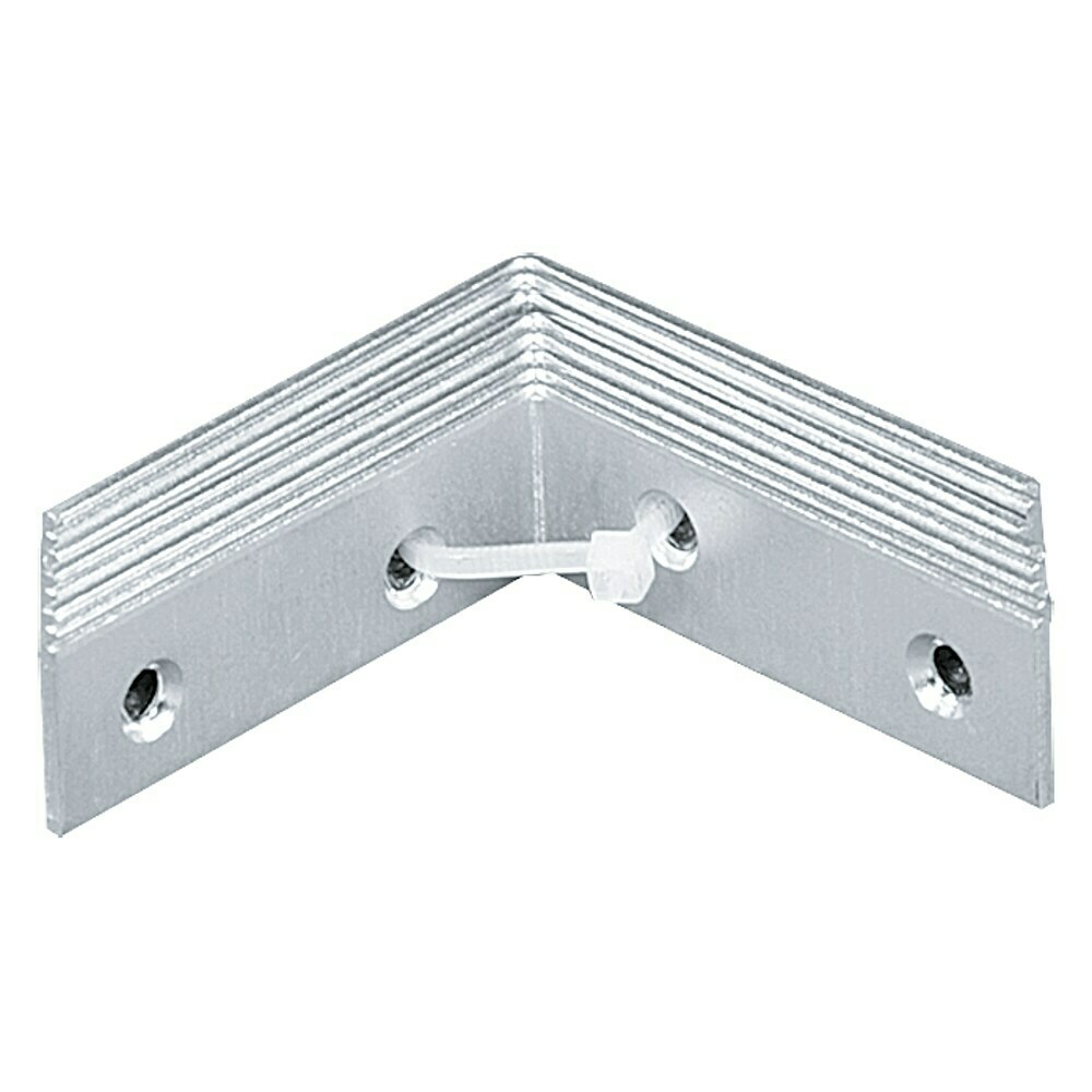 100X Équerres 80X80X20X2 Mm Équerre De Chaise Avec Rebord Enfoncé