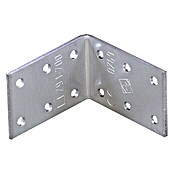 Stabilit Escuadra con placa perforada (60 x 60 x 40 mm, Galvanizado Sendzimir, 1 ud.)