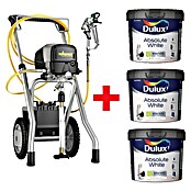 Wagner Sistem za pršenje barve High Efficiency Airless Power Painter 90 + 3 x 3l Dulux Absolute White  (800 W, Prenosna zmogljivost: 1,9 l/min) | Sistemi za pršenje barve | Potrebščine za pleskanje in tapeciranje | Barve in tapete | Izdelki | BAUHAUS
