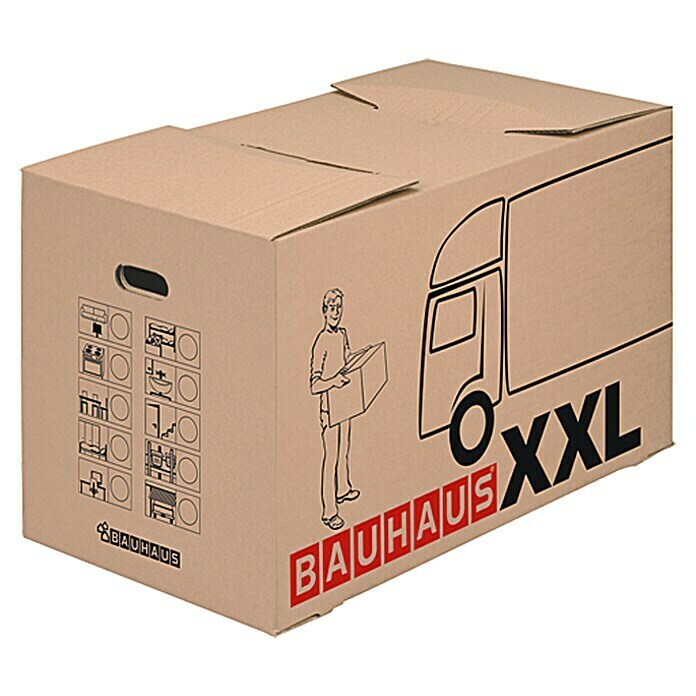BAUHAUS Kartonska kutija za selidbu Multibox XXL (Nosivost: 30 kg, 72,5 x 41 x 44 cm)