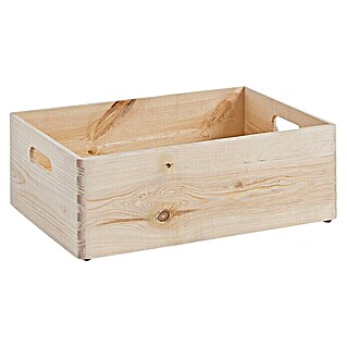 Zeller Present Stapelbox (L x B x H: 40 x 30 x 15 cm, Nadelholz)