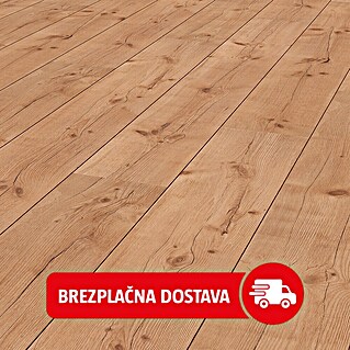 Laminat (Pinija, Rustikalen videz, 1.285 x 192 x 8 mm)