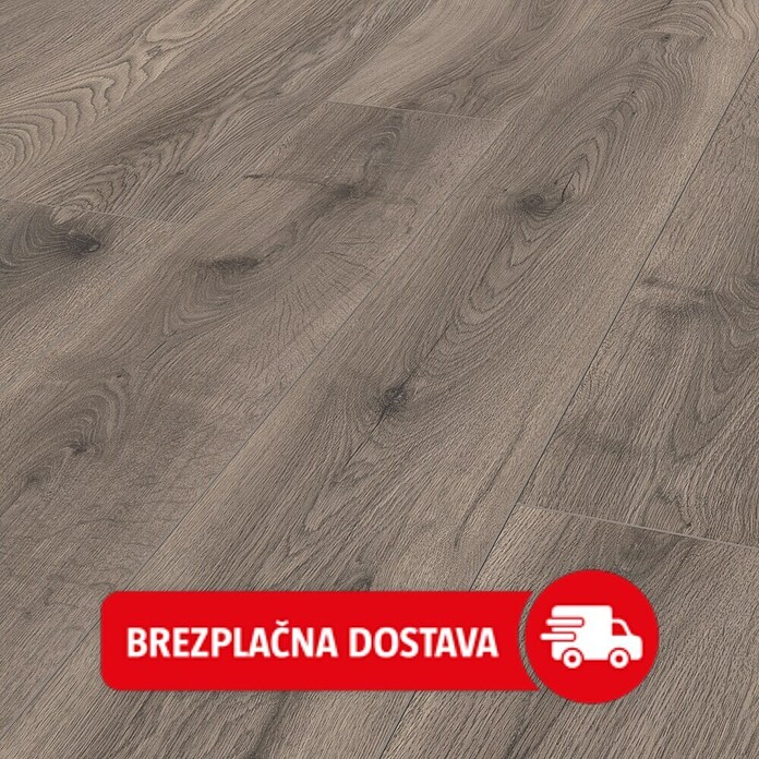 Krono Original Laminat Atlantic 12  (Hrast Steelworks, Rustikalen videz, 1.288 x 195 x 12 mm) | Laminat | Talne obloge | Izdelki | BAUHAUS