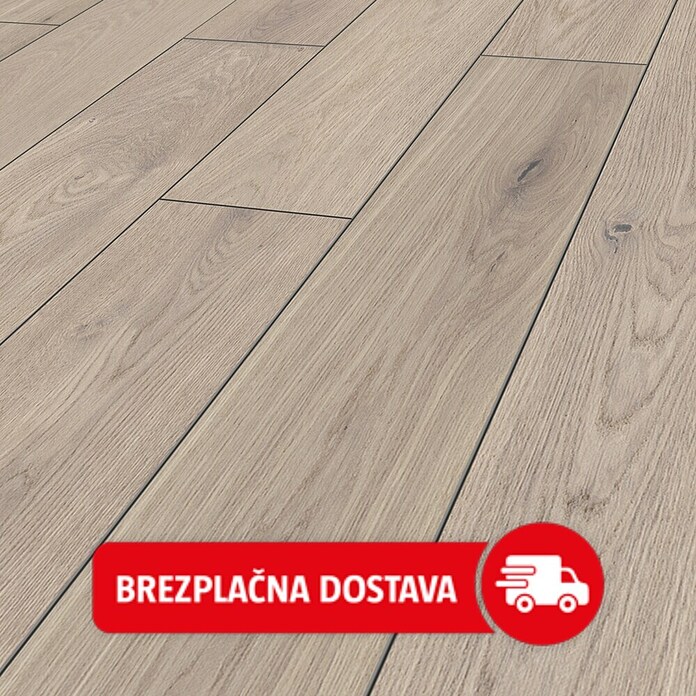 LOGOCLIC Vinto Laminat Classic  (Hrast Nassau, Rustikalen videz, 1.288 x 195 x 8 mm) | 5140 - Logoclic Vinto | GCDA - Laminatboden | GCD - Wand Boden Decke Leisten | GC - Wand Boden Decke Leisten | G - Holz/Bauelem | BAUHAUS