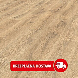 LOGOCLIC Laminat (Hrast Sierra, Rustikalen videz, 1.285 x 192 x 7 mm)