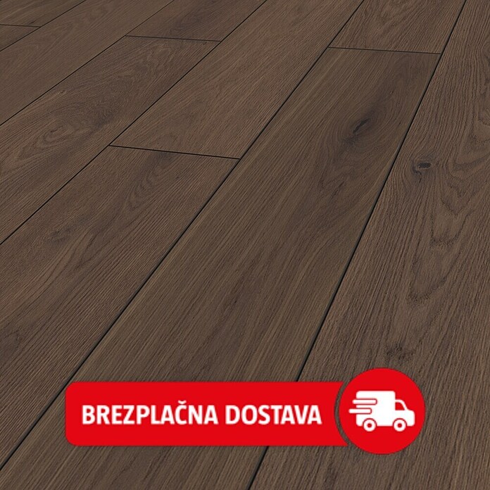 LOGOCLIC Vinto Laminat Classic  (Hrast Cocoa, Rustikalen videz, 1.288 x 195 x 8 mm) | 5140 - Logoclic Vinto | GCDA - Laminatboden | GCD - Wand Boden Decke Leisten | GC - Wand Boden Decke Leisten | G - Holz/Bauelem | BAUHAUS