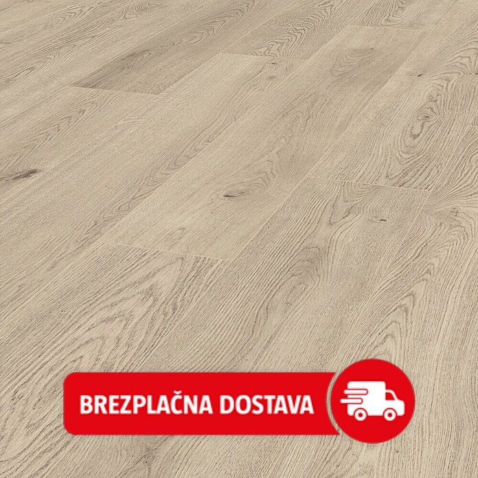 LOGOCLIC Vinto Laminat  (Hrast Flinton, Rustikalen videz, 1.288 x 195 x 8 mm) | 5140 - Logoclic Vinto | GCDA - Laminatboden | GCD - Wand Boden Decke Leisten | GC - Wand Boden Decke Leisten | G - Holz/Bauelem | BAUHAUS