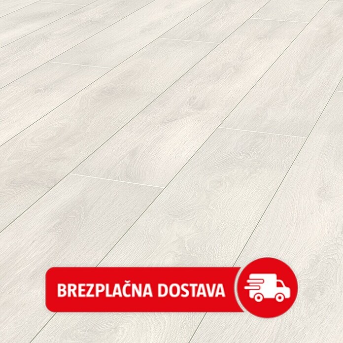 LOGOCLIC Vinto Laminat  (Hrast Bastogne, Rustikalen videz, 1.288 x 195 x 8 mm) | 5140 - Logoclic Vinto | GCDA - Laminatboden | GCD - Wand Boden Decke Leisten | GC - Wand Boden Decke Leisten | G - Holz/Bauelem | BAUHAUS