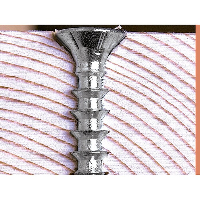 Profi Depot Tornillo tirafondo VZ (3,5 x 20 mm, 200 uds., Galvanizado, TX para accionamientos TORX)