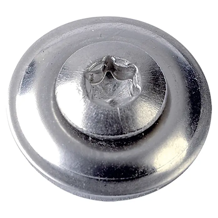 Profi Depot Spenglerschraube A2 - Antriebsgröße: TX 20, Länge: 35 mm, Blank, 100 Stk. - Ansicht von oben