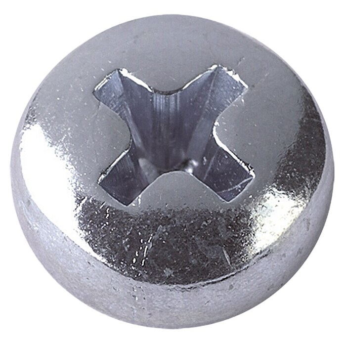 Profi Depot Gewindeschraube VZ (Ø x L: 3 x 16 mm, 100 Stk., Verzinkt, Linsenkopf, Vollgewinde)