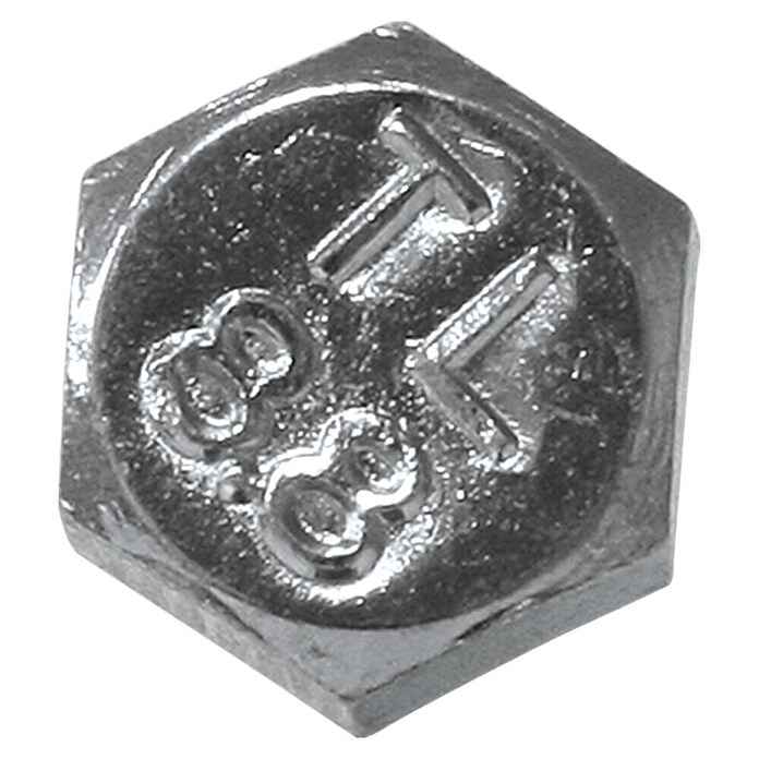 Profi Depot Sechskant-Gewindeschraube (Ø x L: 10 x 40 mm, 40 Stk., Verzinkt, Sechskant-Kopf, Vollgewinde)