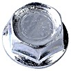 Profi Depot Tornillo perforador para chapa con cabeza hexagonal VZ (Ø x L: 6,3 x 38 mm, Galvanizado, 50 uds.)
