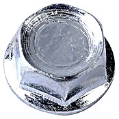 Profi Depot Tornillo perforador para chapa con cabeza hexagonal VZ (Ø x L: 6,3 x 38 mm, Galvanizado, 50 uds.)