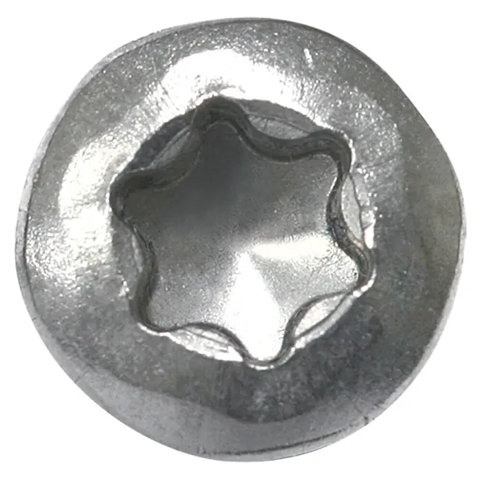 Profi Depot Terrassenschraube A2 - Edelstahl, Durchmesser: 5 mm, Länge: 50 mm, Linsenkopf, 250 Stk. - Ansicht von oben
