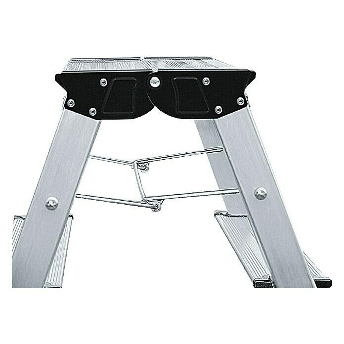 Krause Escalerilla plegable (2 x 2 escalones, Altura de trabajo: 2,45 m)