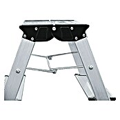 Krause Escalerilla plegable (2 x 2 escalones, Altura de trabajo: 2,45 m)