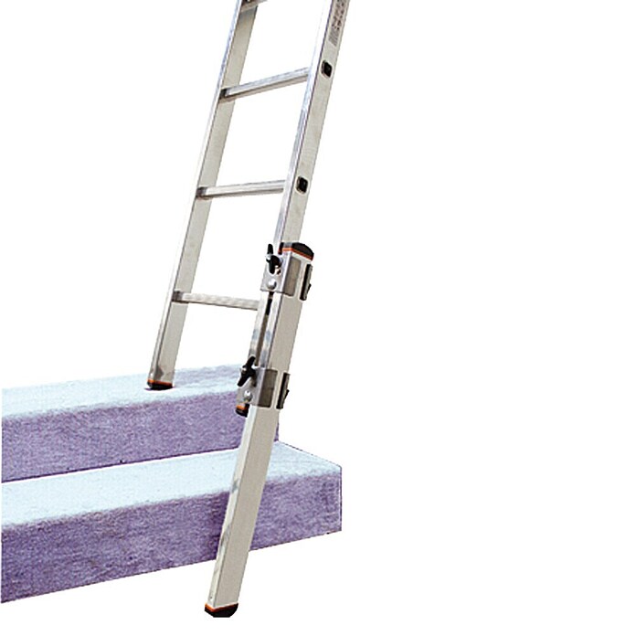 Verlengpoot voor ladder (Geschikt voor: Boomdoorsnedes 64 x 25 mm tot 97 x 25 mm, Aluminium)