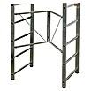 Krause Corda Klappgerüst (Arbeitshöhe: 2,9 m, Breite: 0,67 m, Belastbarkeit Bühne: 150 kg)