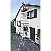 Krause ClimTec Andamio (Altura de trabajo: 3 m, Capacidad de carga plataforma: 180 kg, Tamaño de plataforma: 0,9 m²)