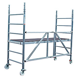 Krause ProTec XS Vouwsteiger (Werkhoogte: 2,9 m, Belastbaarheid platform: 240 kg)