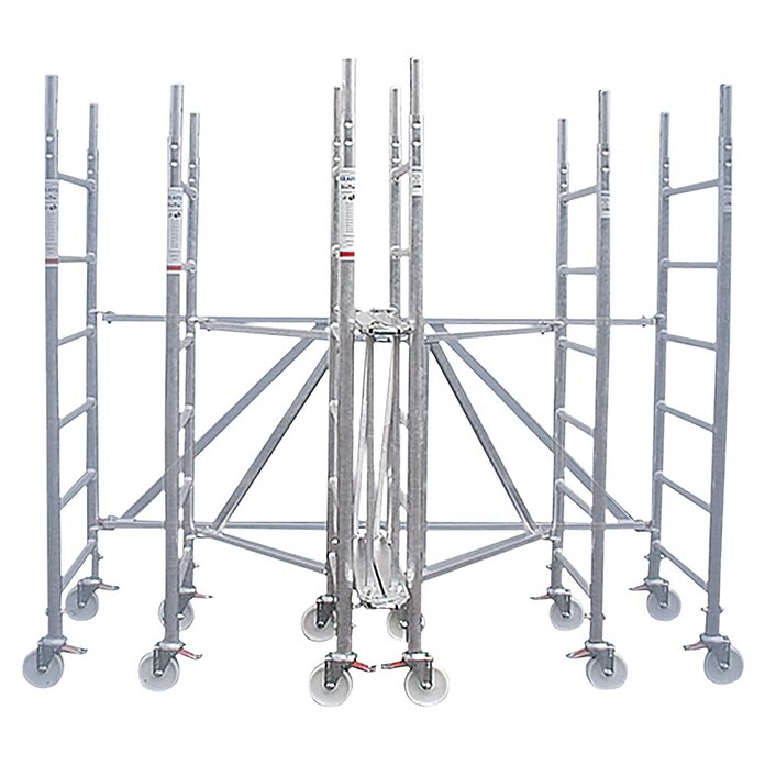Krause ProTec XS Vouwsteiger (Werkhoogte: 2,9 m, Platformoppervlak: 1,2 m², Belastbaarheid platform: 240 kg)