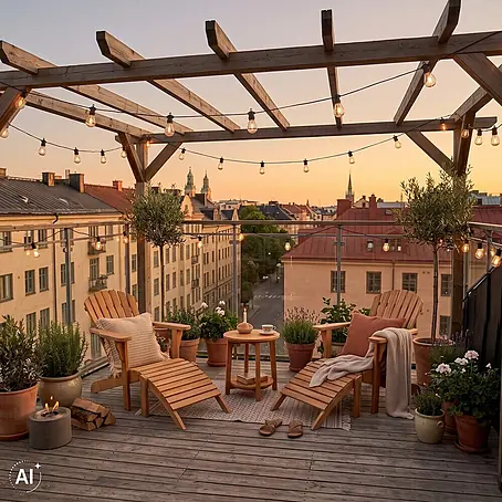 Bene Living  Gartenliegen-Set Adirondack Montreal & Milton