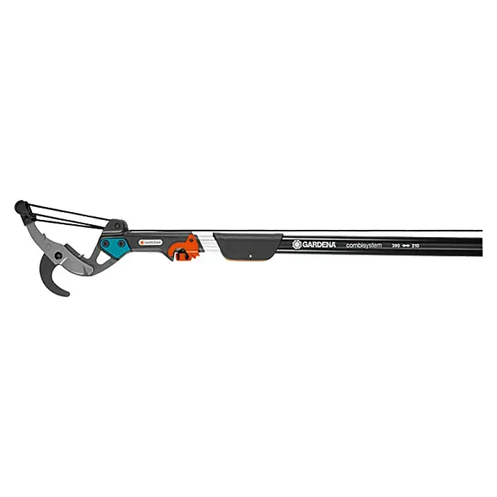Gardena Combisystem Baumschere mit Stiel - Max. Aststärke: 35 mm - Gartenschere Gardena Combisystem 399-210 für präzise Baumpflege. Teleskopierbar für schwer erreichbare Äste. Praktisches Gartengerät für den Baumschnitt.