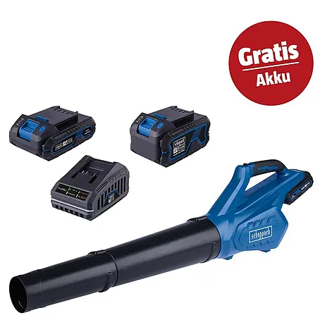 Scheppach IXES 20V Akku-Laubbläser-Set C-BL700-X Set S