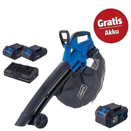 Scheppach IXES 20V Akku-Laubbläser-Set BC-BLV720-X Set S2