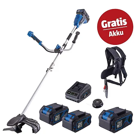 Scheppach IXES 20V Akku-Freischneider-Set BC-BCH380/40-X Set L