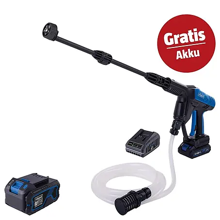 Scheppach IXES 20V Akku-Druckreiniger-Set C-HPG35-X Set S