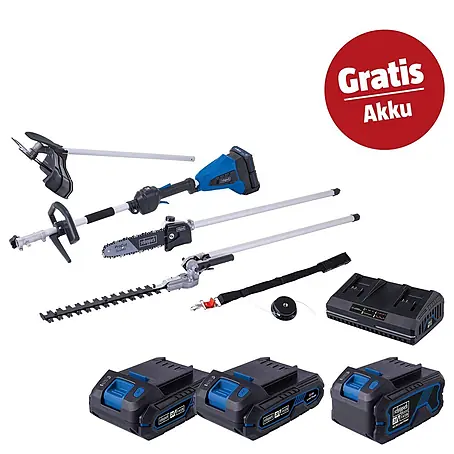 Scheppach IXES 20V Akku-Multifunktionswerkzeug-Set BC-MFH400-X Set