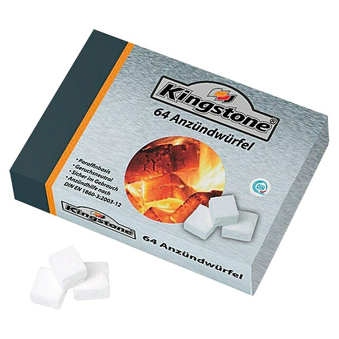 Kingstone Aanmaakmiddel (64 stk.)