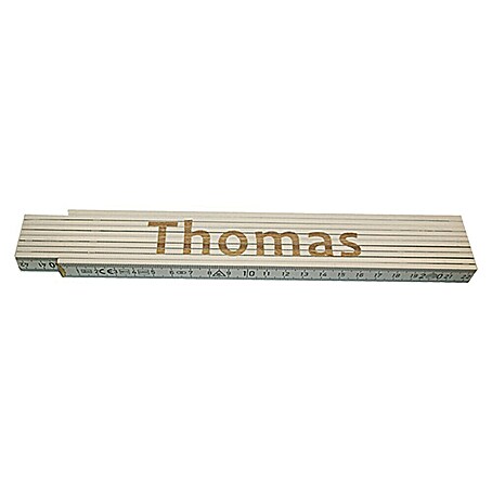 Zollstock (Aufdruck: Thomas, 2 m)